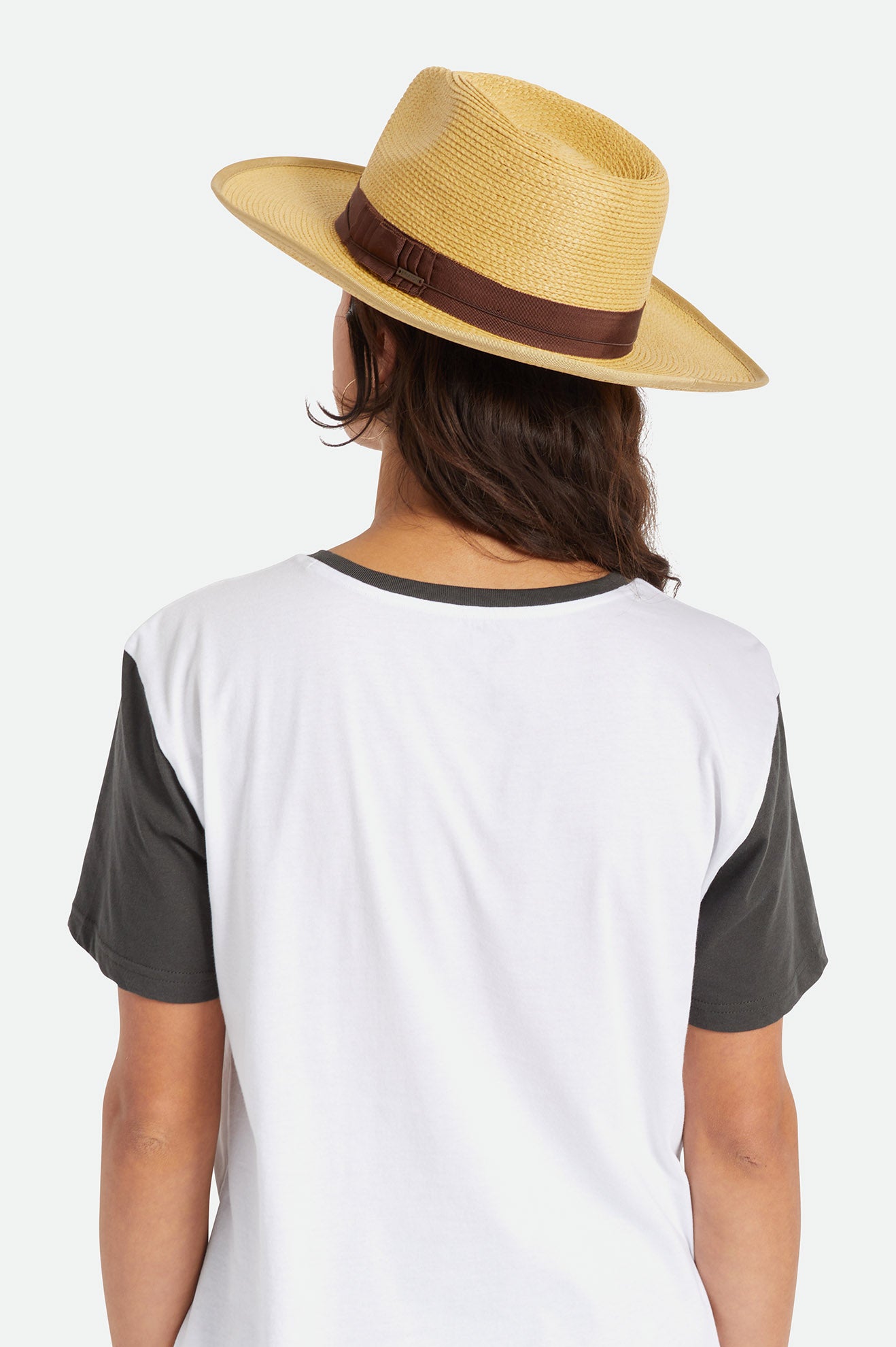 Chapeaux Brixton Reno Straw Homme Marron | 42CFIEYDT