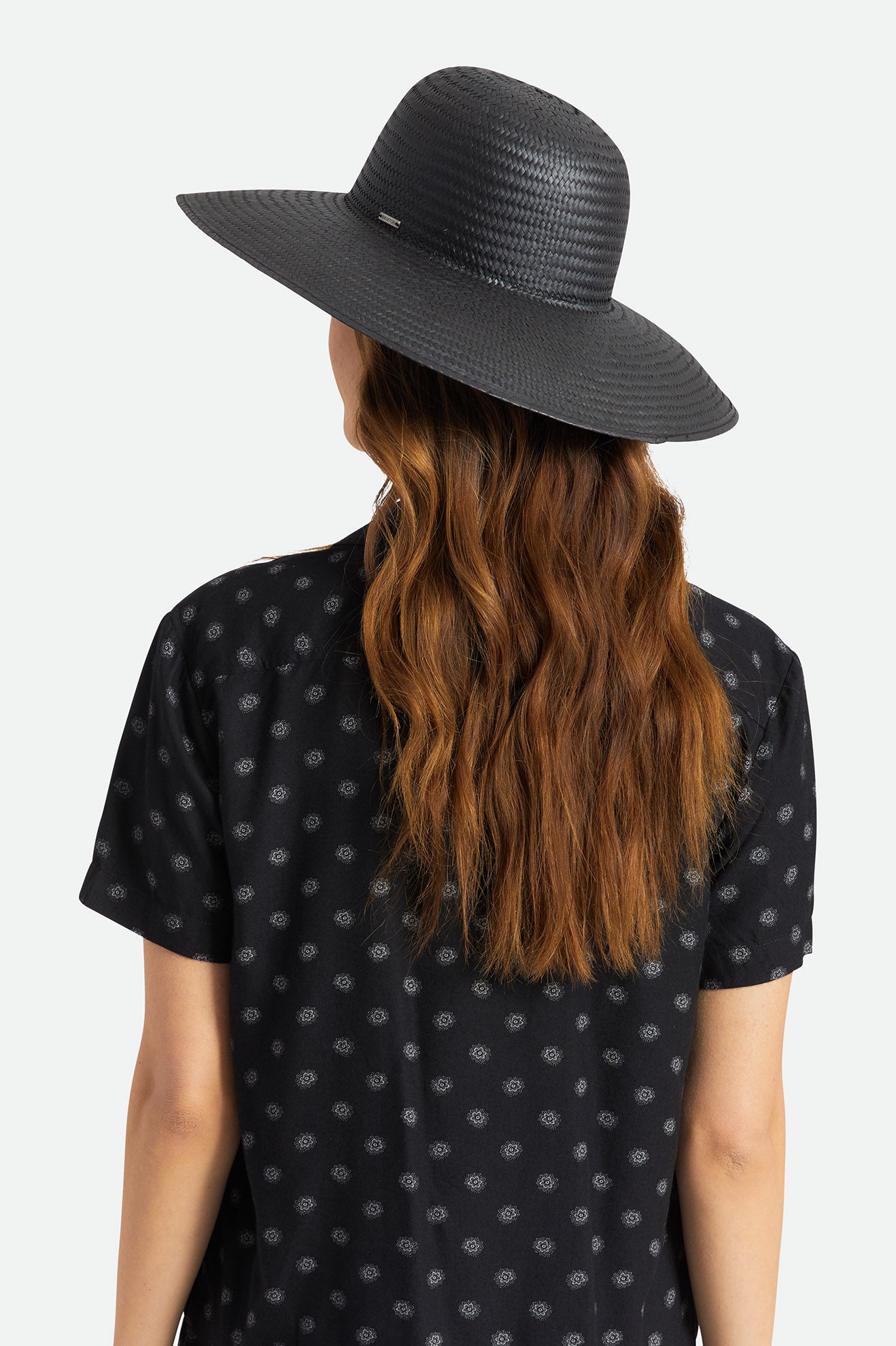 Chapeaux De Paille Brixton Janae Sun Femme Noir | 41NRYODGT