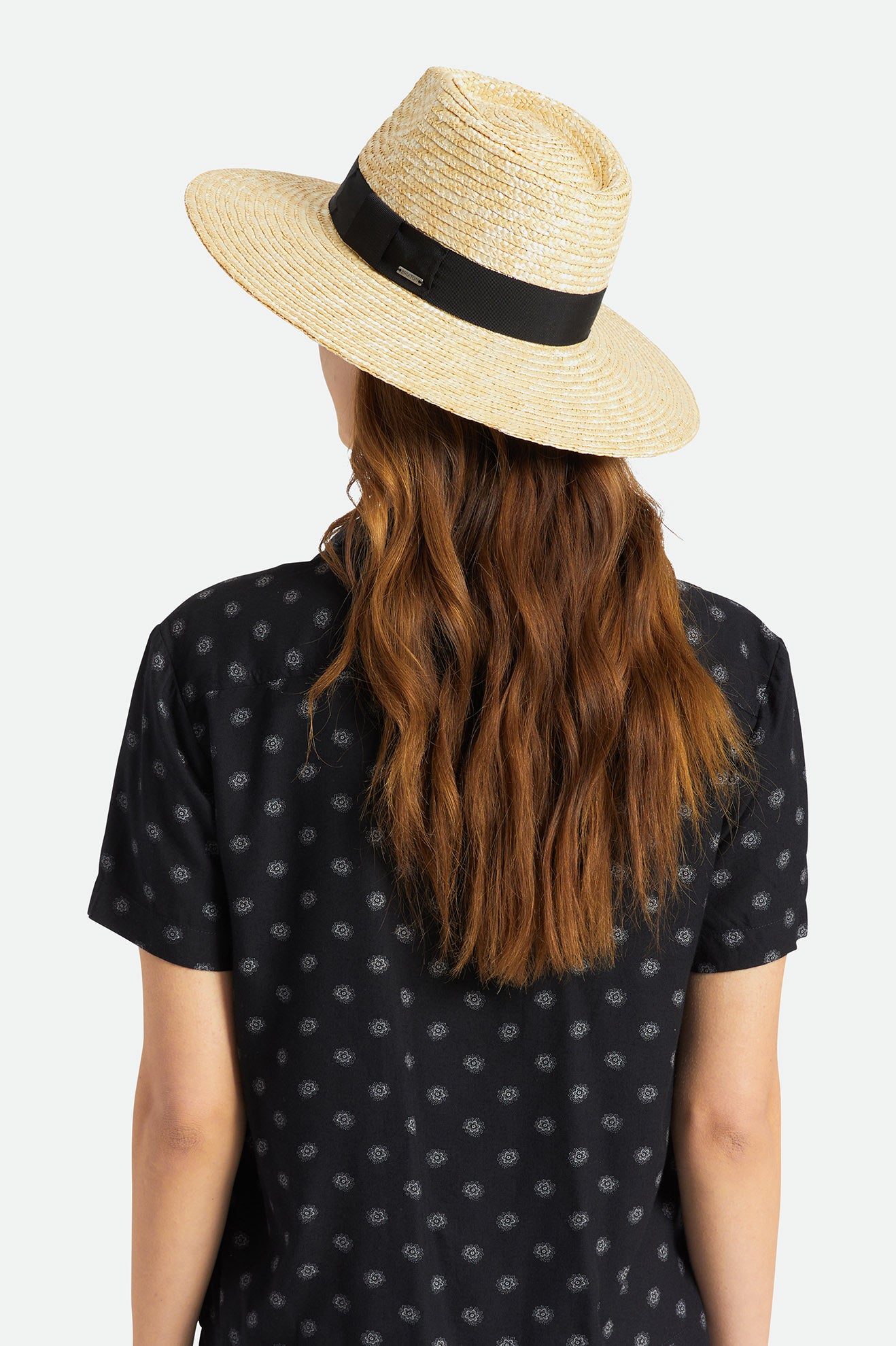 Chapeaux De Paille Brixton Joanna Femme Orange | 46HEXIWMP