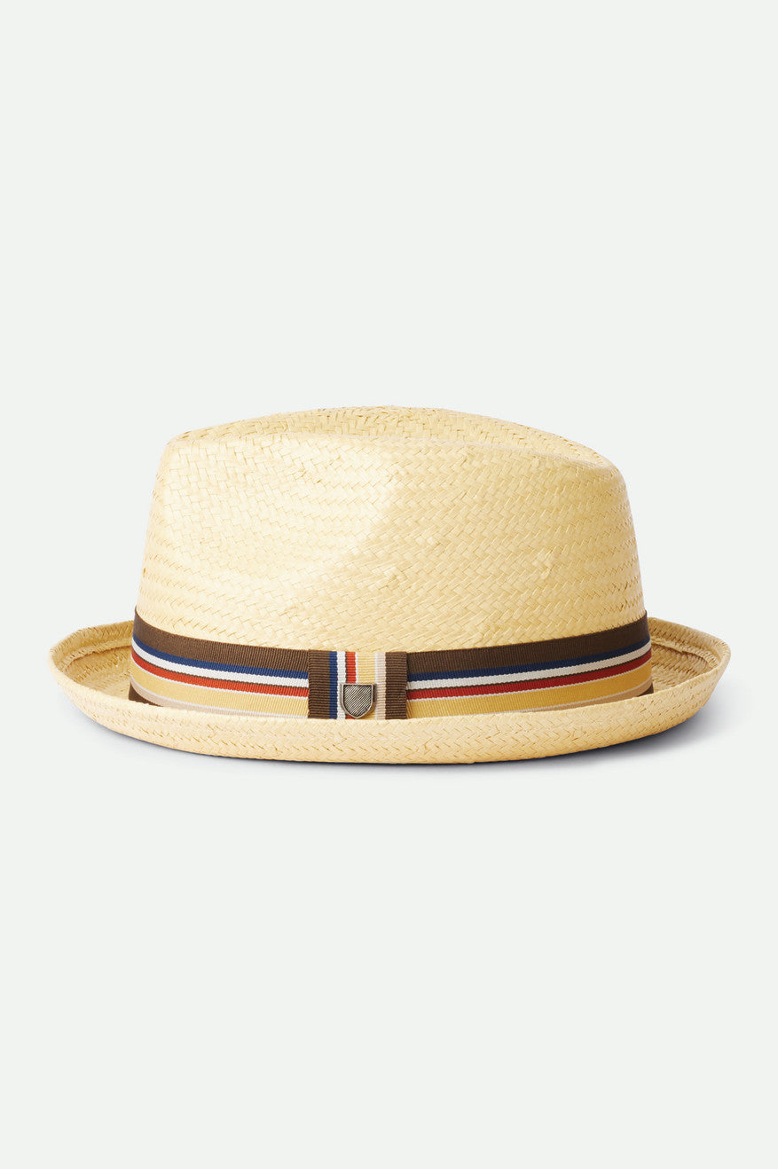 Fedoras Brixton Castor Straw Homme Marron | 60VZLSXPK