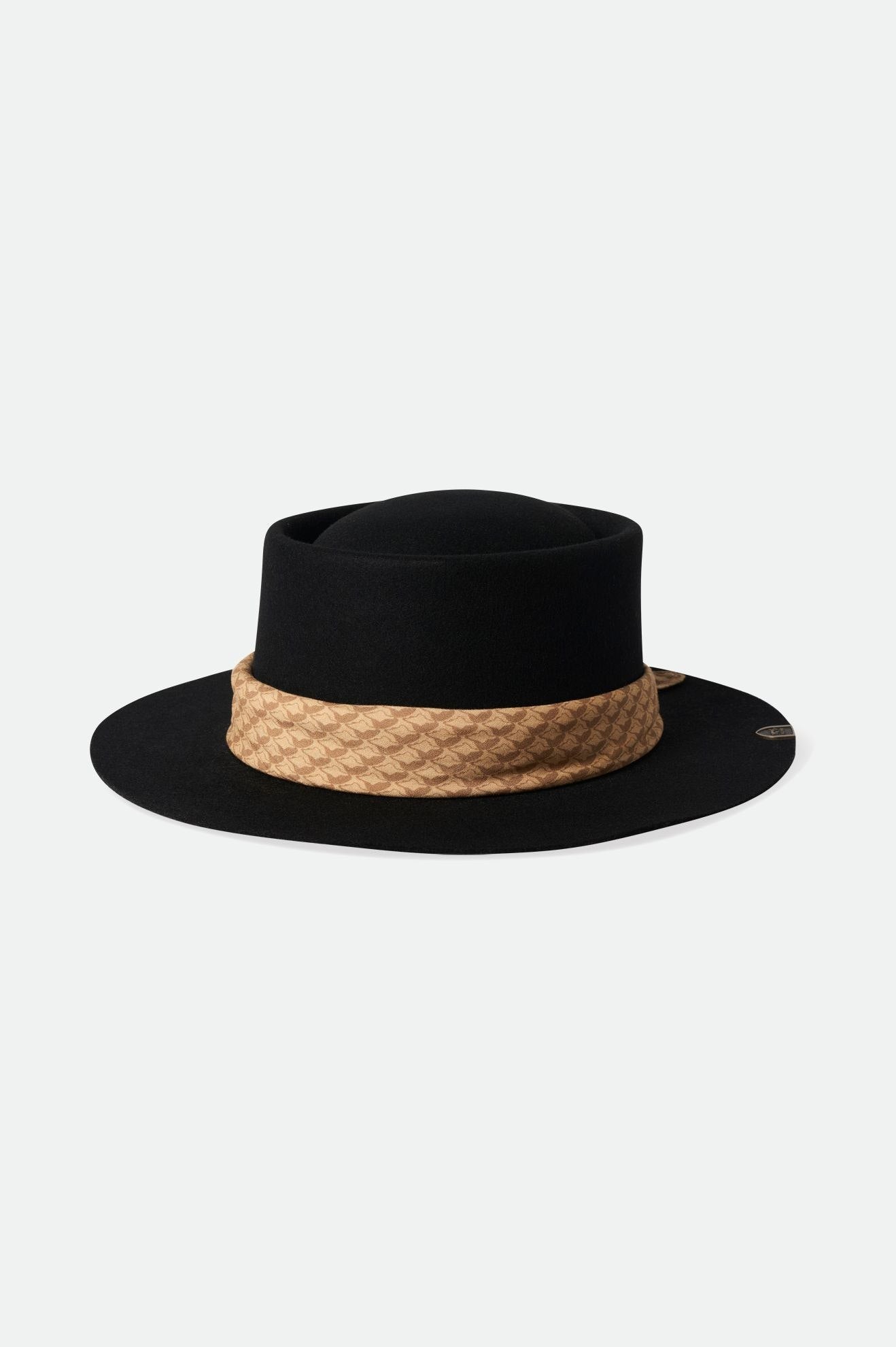 Fedoras Brixton Fender Jaguar Contour Fedora Femme Noir | 48SPQIBAC