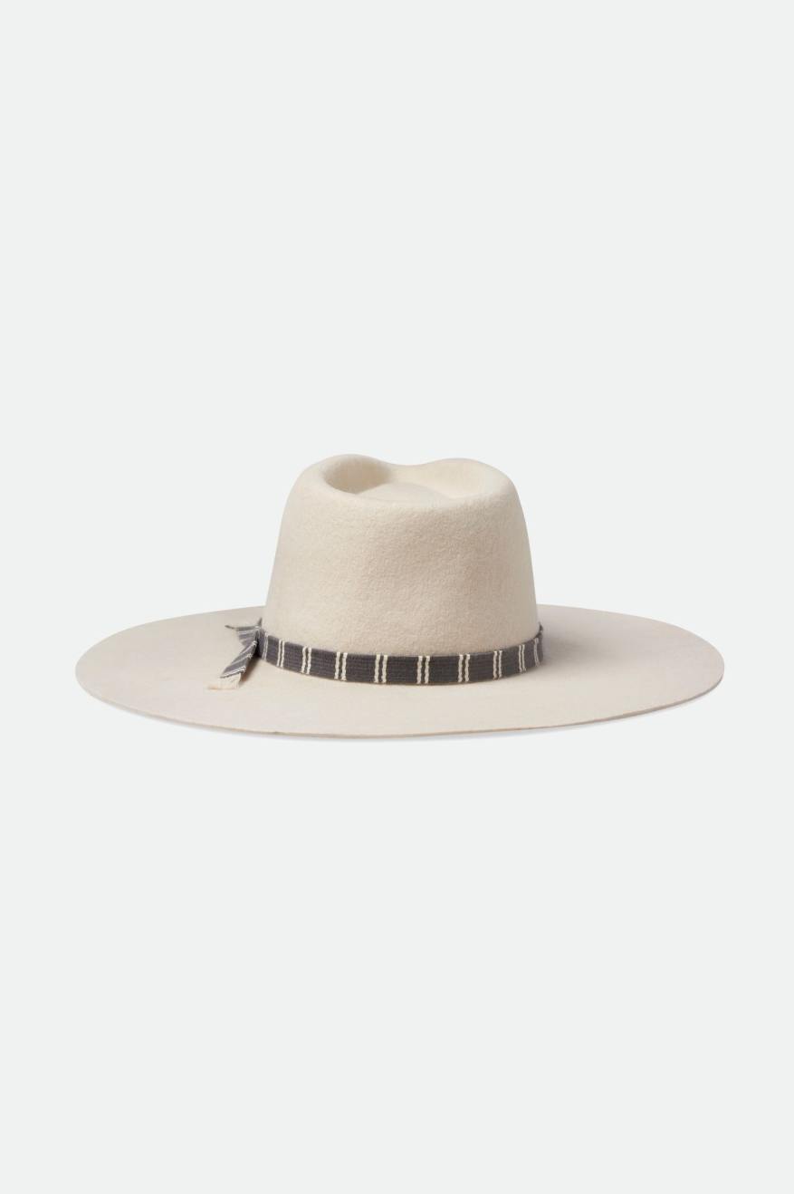 Fedoras Brixton Leigh Felt Fedora Femme Blanche | 29LUAZTYI