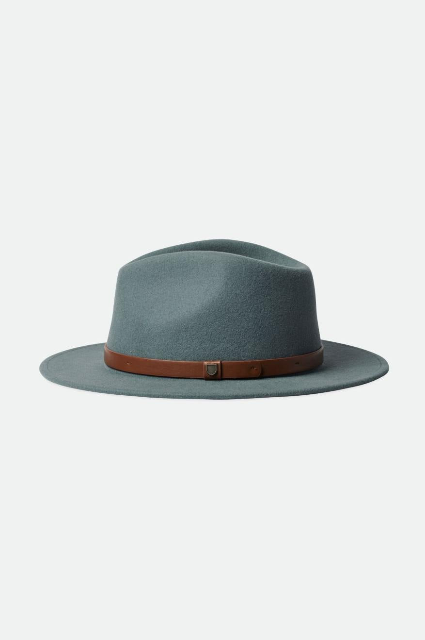 Fedoras Brixton Messer Fedora Femme Bleu | 24MGRASFW