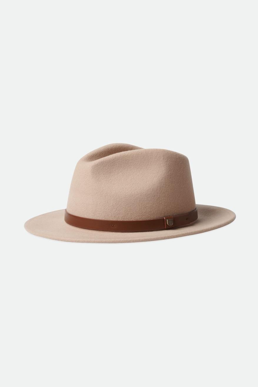 Fedoras Brixton Messer Fedora Femme Vert Clair | 51TEQIMPA