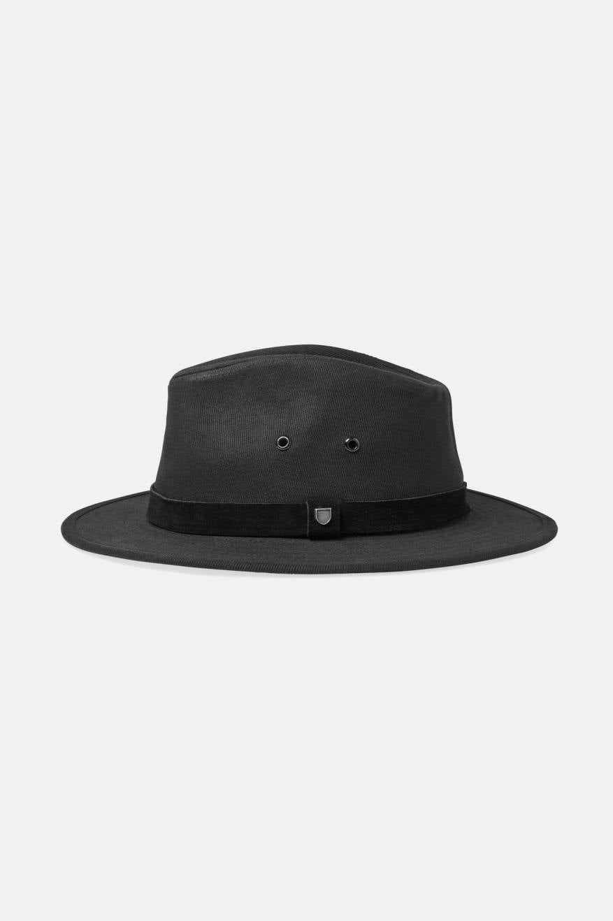 Fedoras Brixton Messer Utility Adventure Fedora Femme Noir | 30GADZRJT