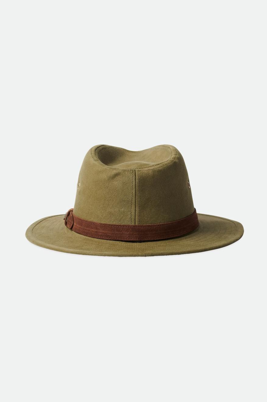 Fedoras Brixton Messer Utility Adventure Homme Vert Olive | 35ZSCMIAF