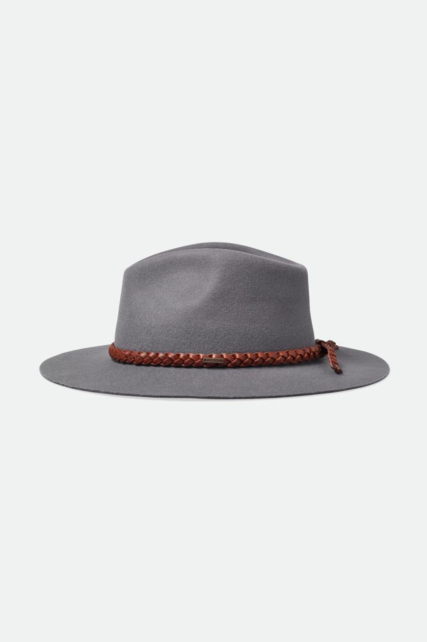 Fedoras Brixton Messer Western Fedora Femme Grise | 32MJOGWKT