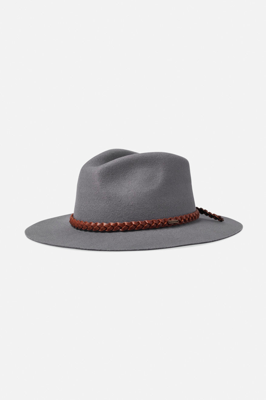 Fedoras Brixton Messer Western Fedora Femme Grise | 32MJOGWKT