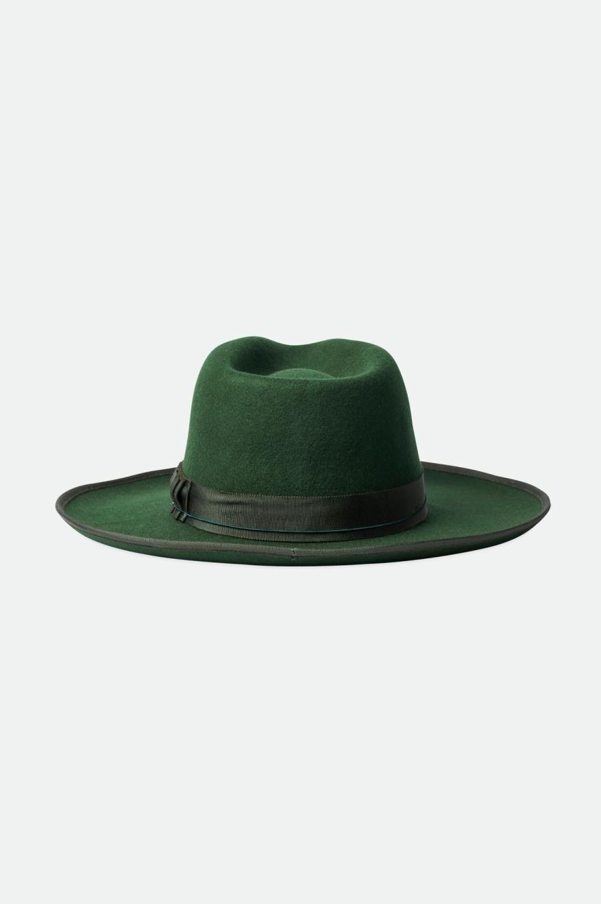 Fedoras Brixton Reno Fedora Femme Vert | 26EBLGTVD