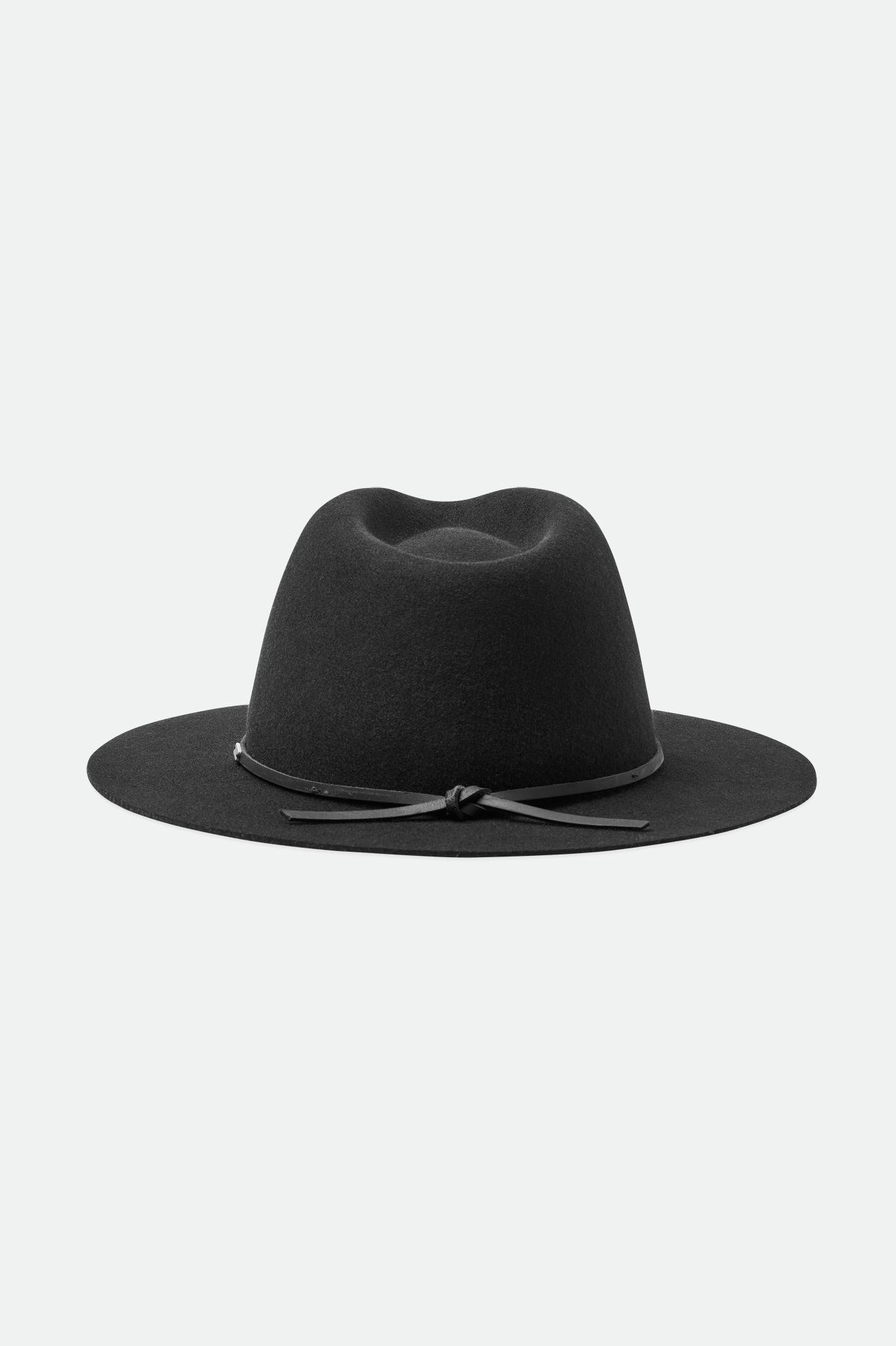 Fedoras Brixton Wesley Fedora Femme Noir | 32BUTFPQN