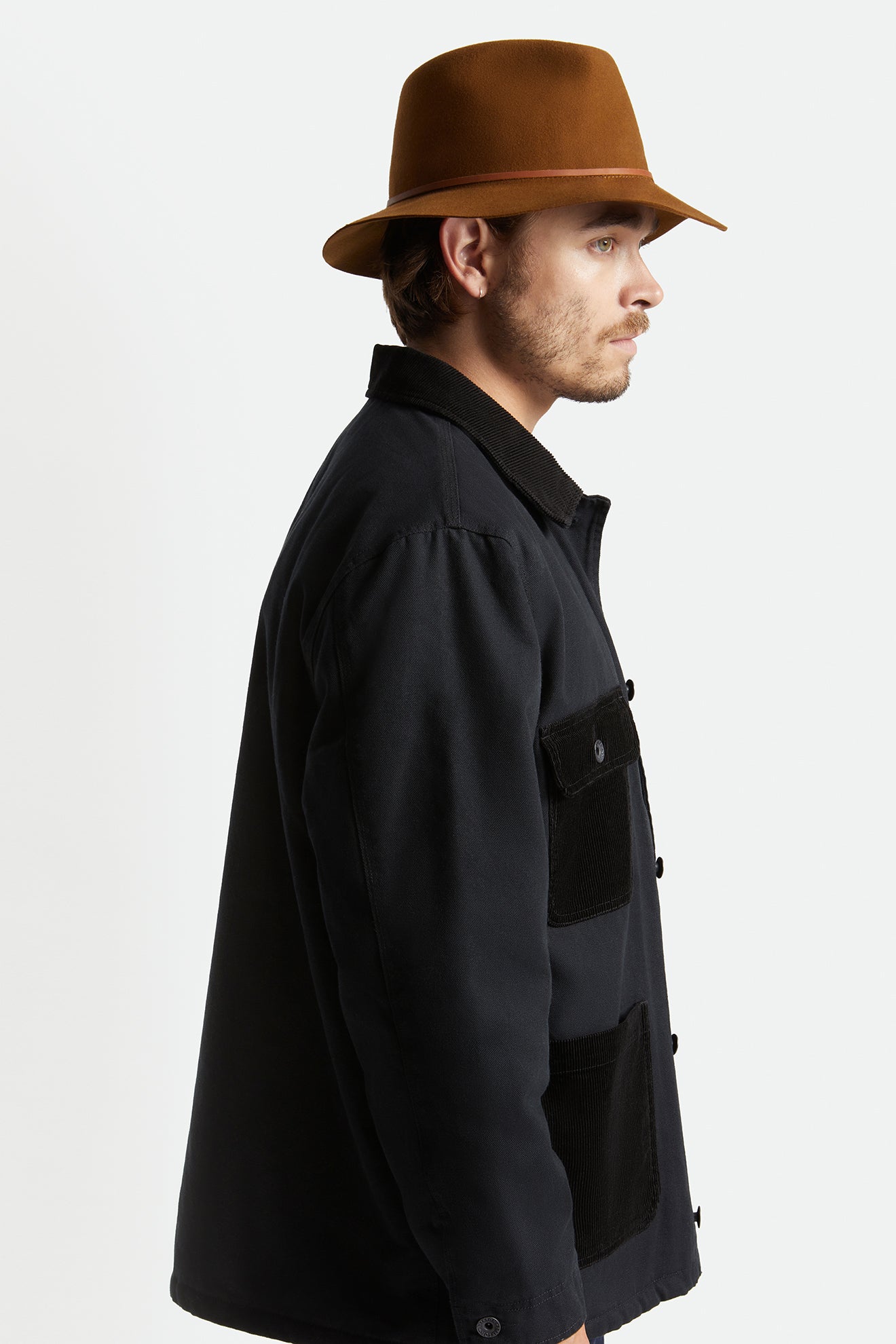 Fedoras Brixton Wesley Packable Homme Cafe | 01LGNZXKM