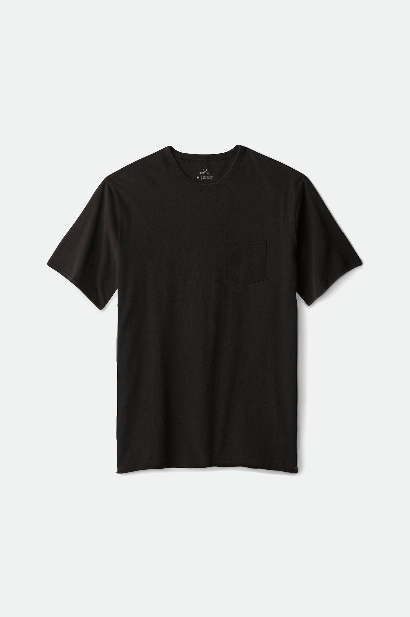 Hauts Brixton Basic S/S Pocket Homme Noir | 03EHKCVLP