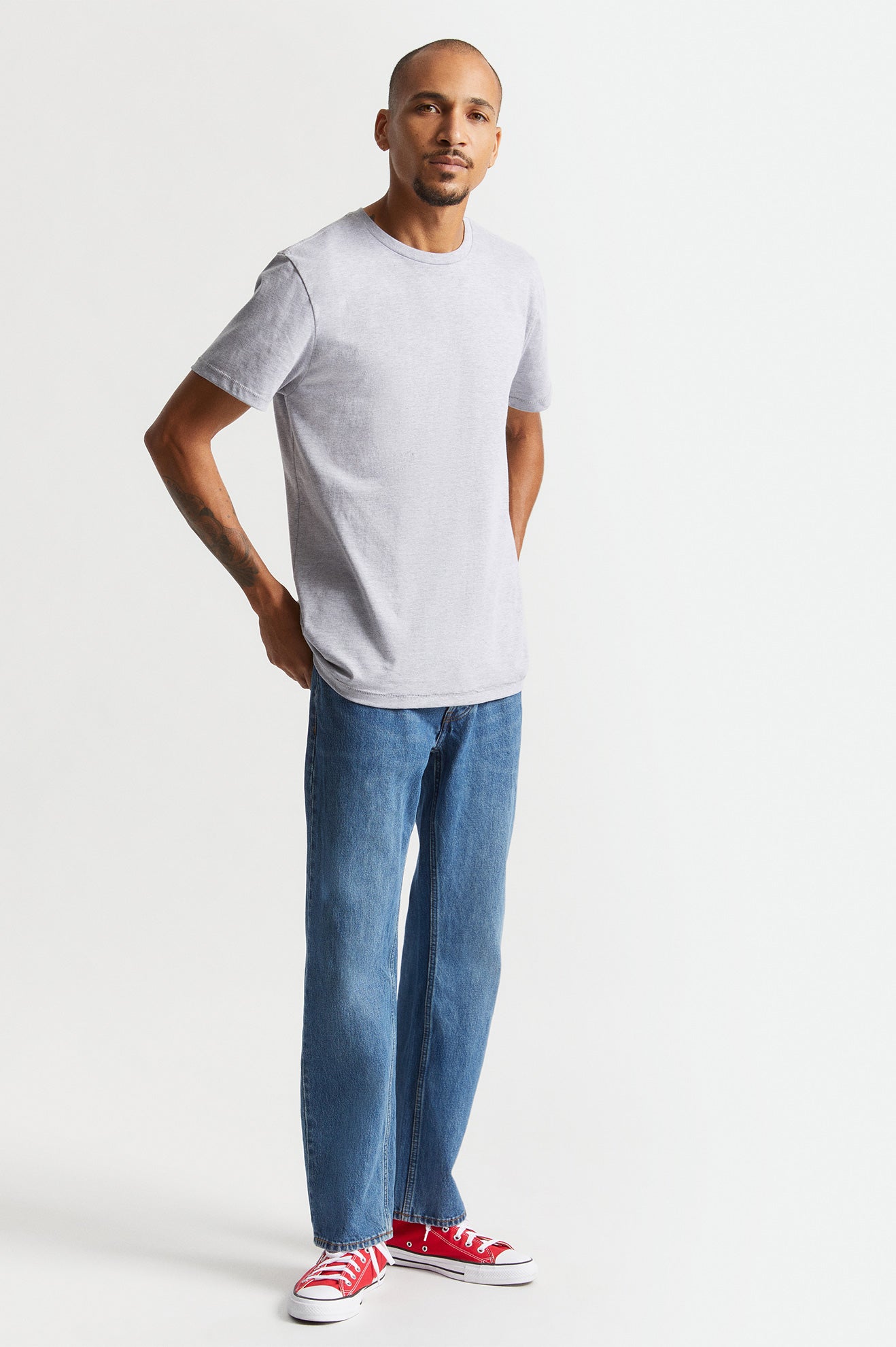 Hauts Brixton Basic S/S Tailored Homme Grise | 89EVHWONI