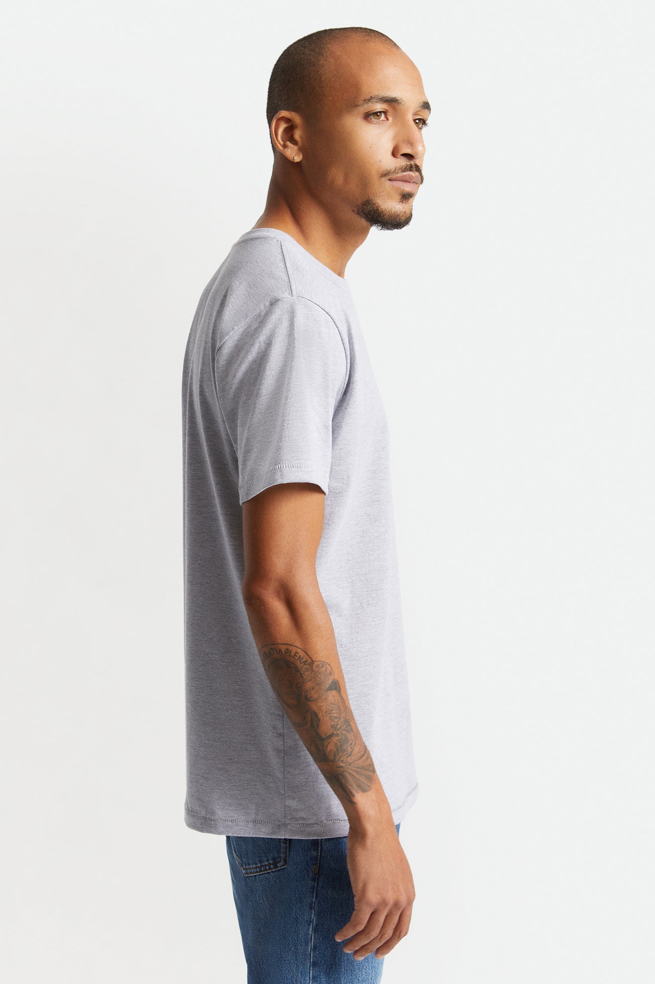 Hauts Brixton Basic S/S Tailored Homme Grise | 89EVHWONI