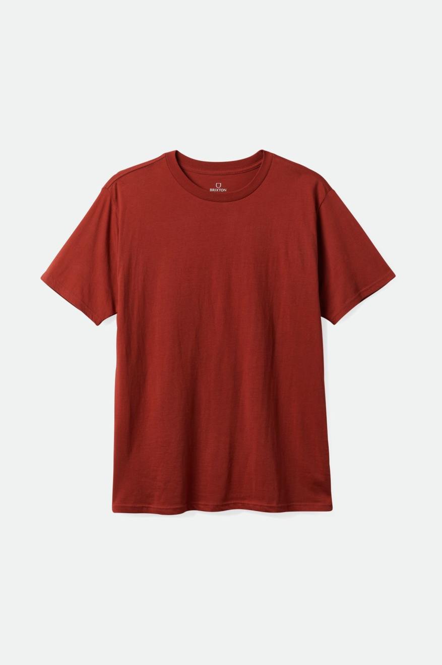 Hauts Brixton Basic S/S Tailored Homme Rouge | 19ZEXBYCI