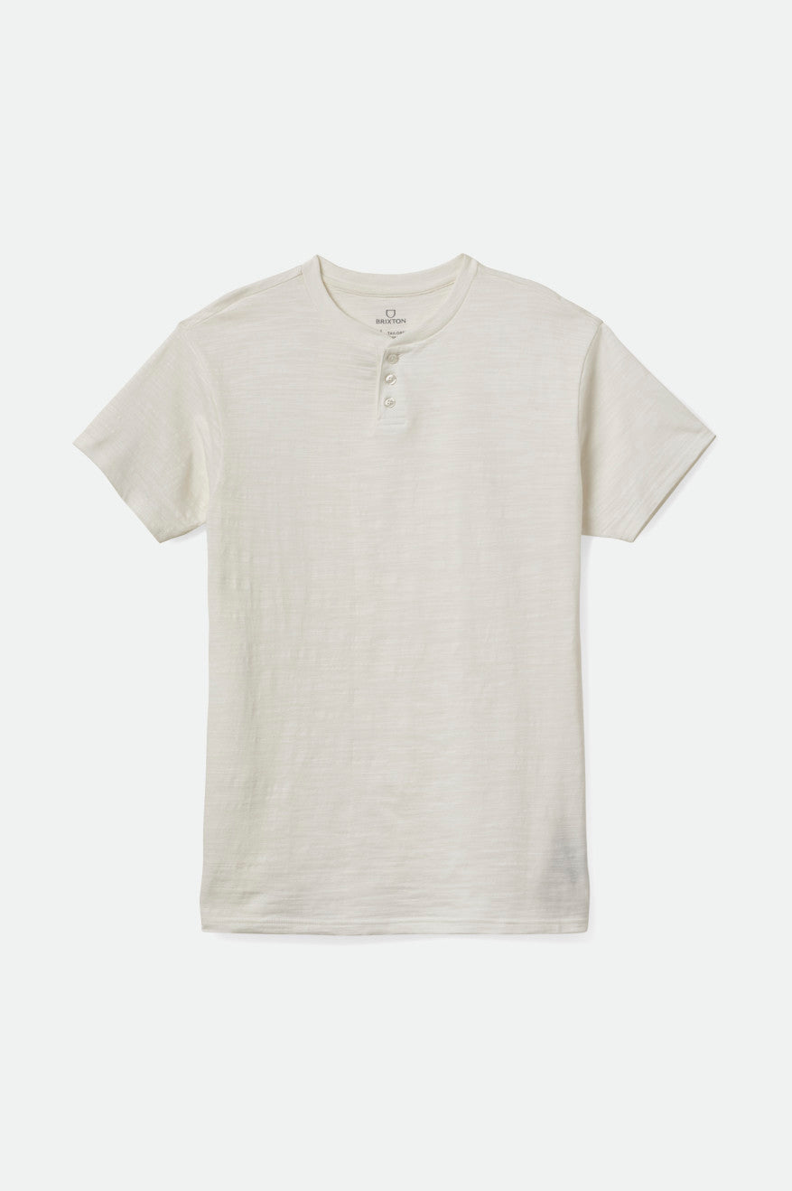 Hauts Brixton Basic Slub S/S Henley Homme Blanche | 17YIFUKVL