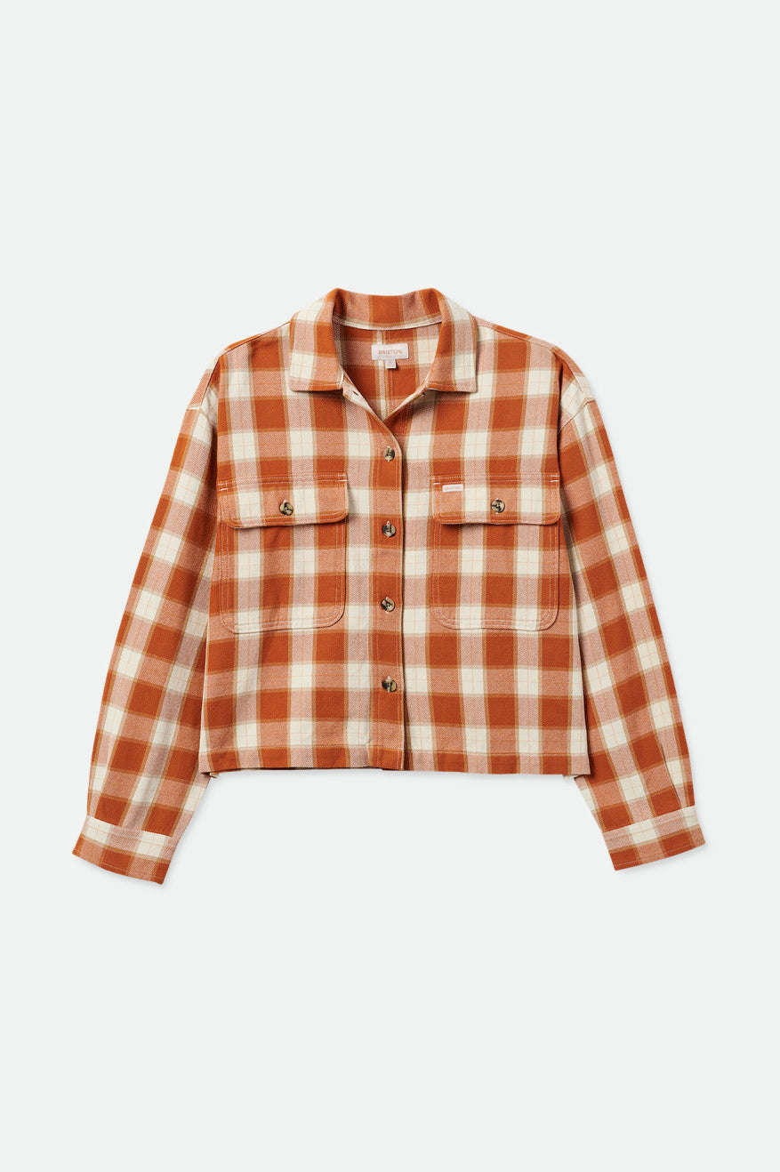 Hauts Brixton Bowery L/S Femme Orange | 09JLKRFPD