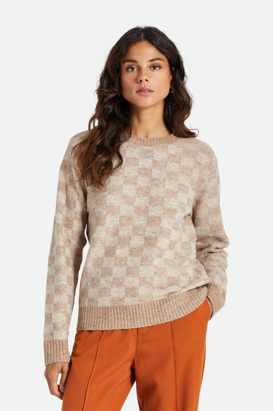 Hauts Brixton Carmen Pull Femme Blanche | 13GWCFTRD