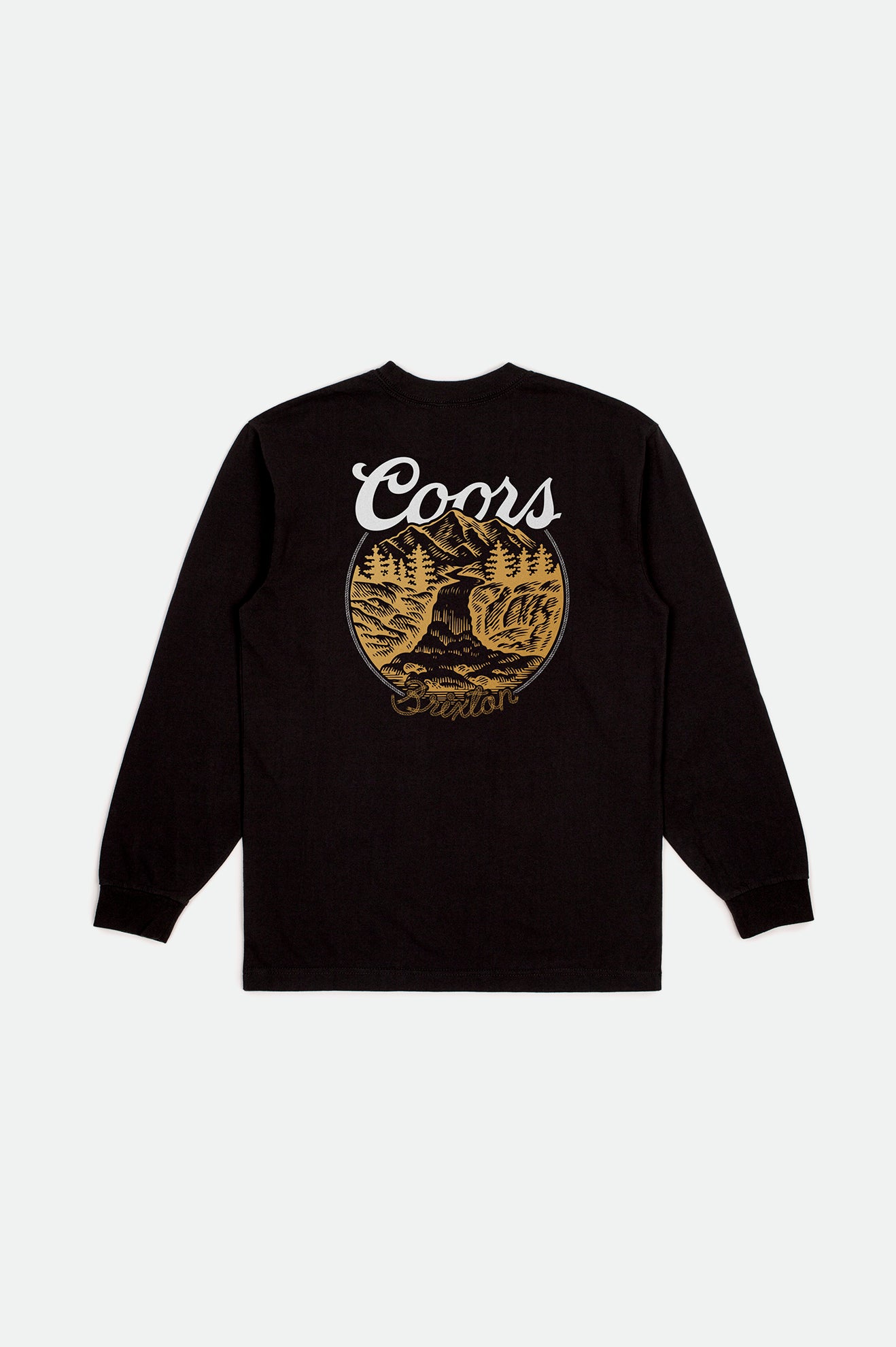 Hauts Brixton Coors Rocky L/S Standard Homme Noir | 80DTWICUQ