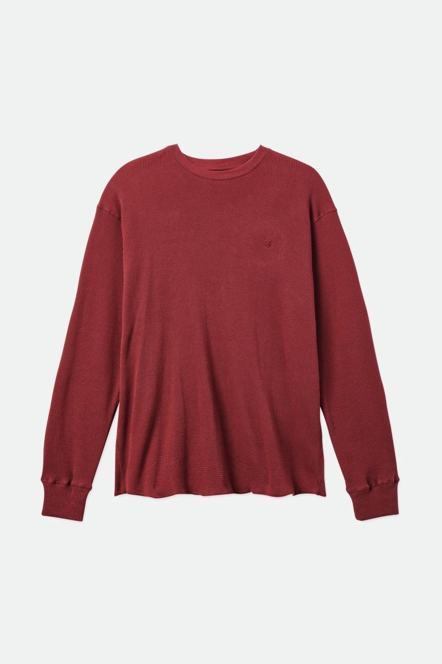 Hauts Brixton Reserve Thermal L/S Homme Rouge | 58FDOGTZU