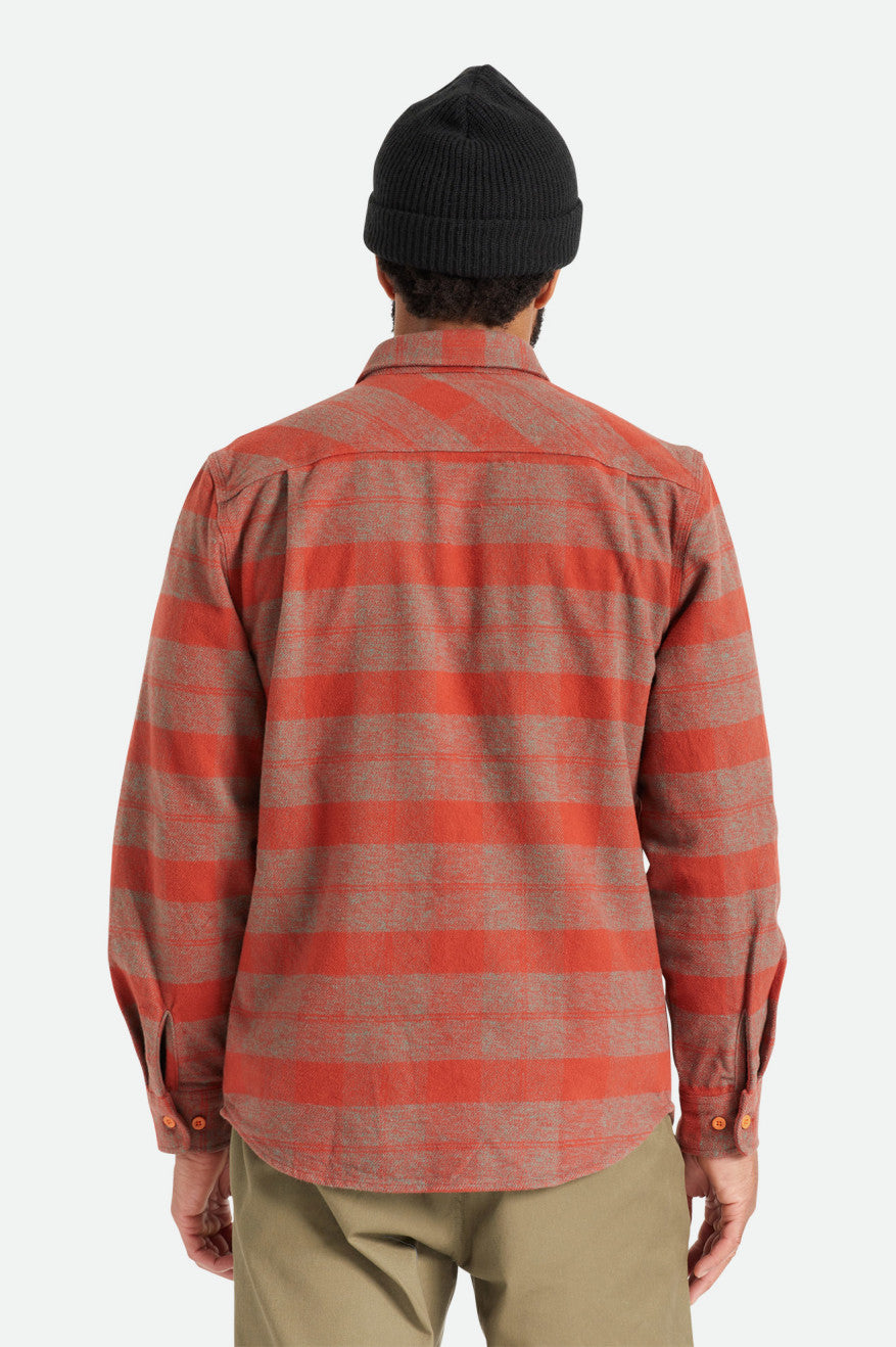 Hauts Flanelle Brixton Bowery Heavy Weight L/S Homme Rouge | 21COQBNFZ