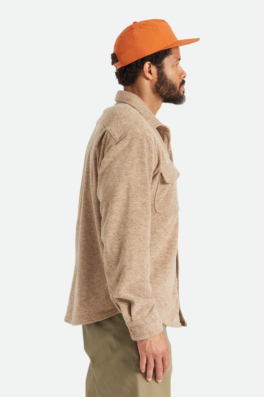 Hauts Flanelle Brixton Bowery L/S Arctic Stretch Fleece Homme Beige | 15TCDZWEI