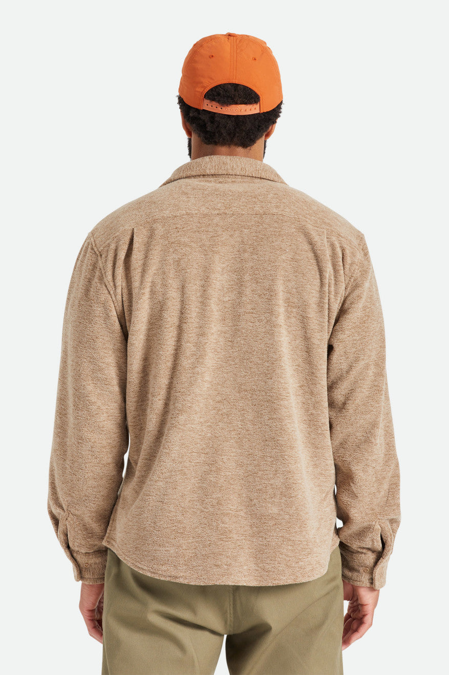 Hauts Flanelle Brixton Bowery L/S Arctic Stretch Fleece Homme Beige | 15TCDZWEI