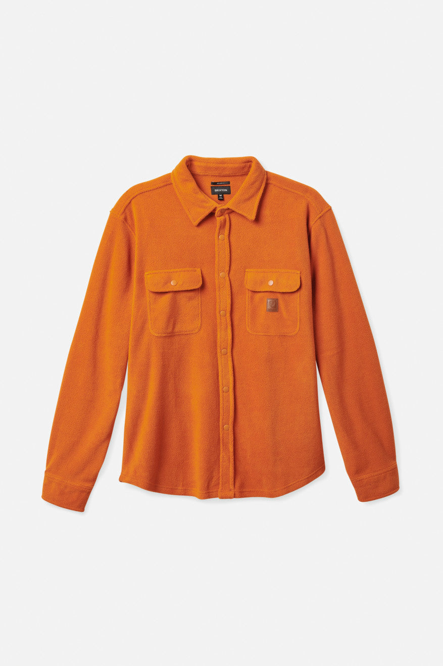 Hauts Tissés Brixton Bowery L/S Arctic Stretch Fleece Homme Orange | 43YMUDOPA