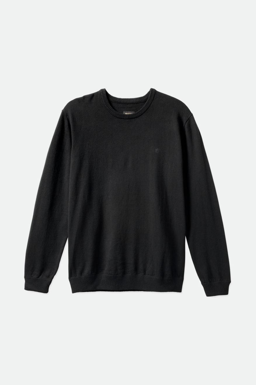 Knitwear Brixton Reserve Cashmere Pull Homme Noir | 92HJQZMXI