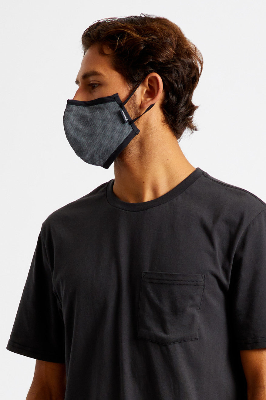 Masque Brixton Antimicrobial 4-Way Stretch Unisex Noir | 17AMOBWSV