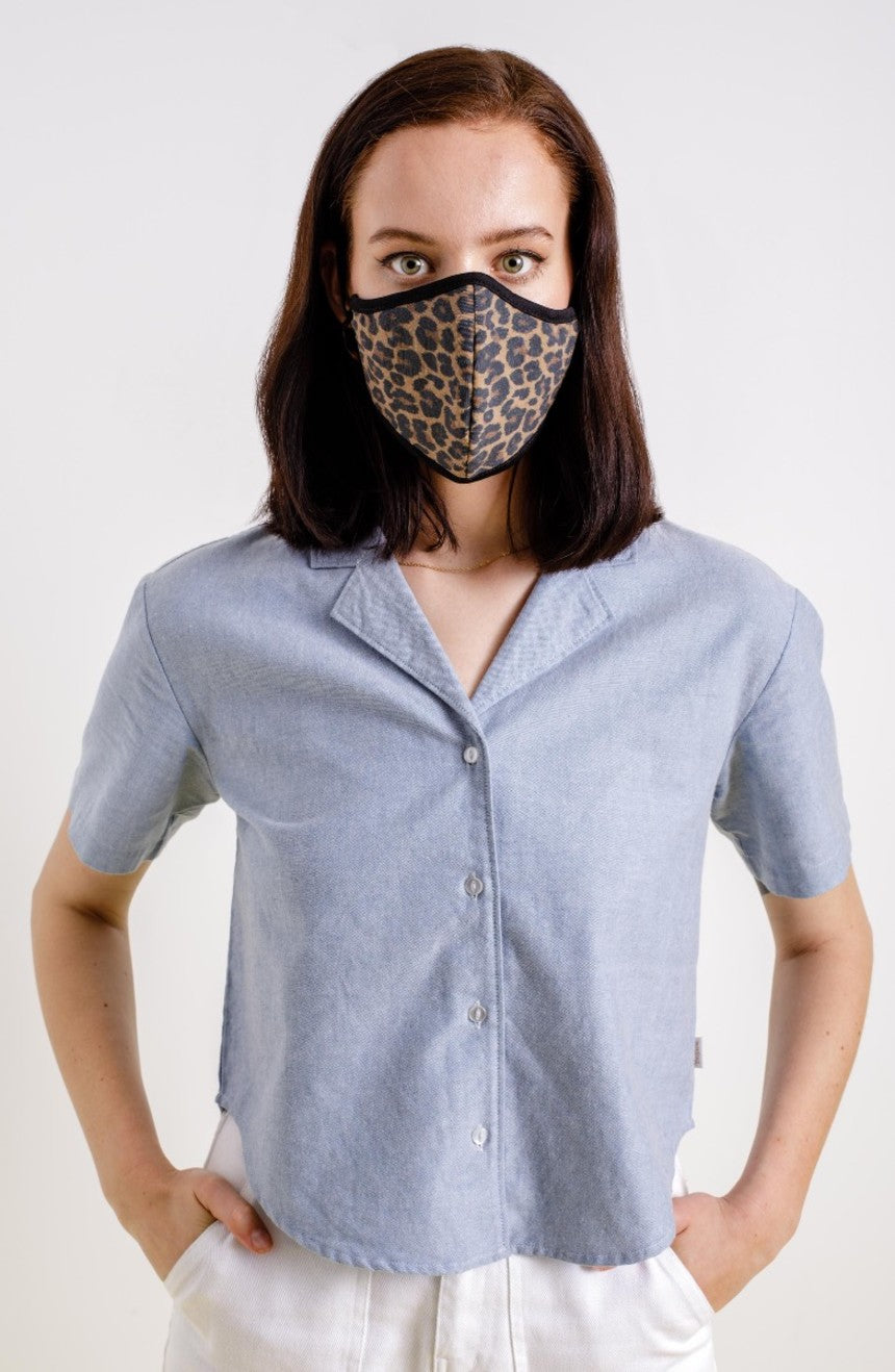 Masque Brixton Antimicrobial 4-Way Stretch Unisex Leopard | 82YCOBQZU