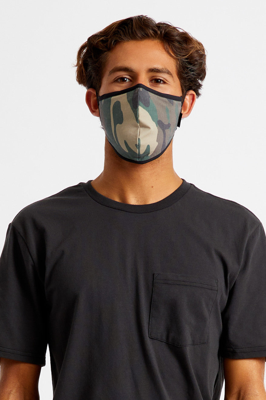 Masque Brixton Antimicrobial 4-Way Stretch Unisex Camouflage | 95ZFUVNYB