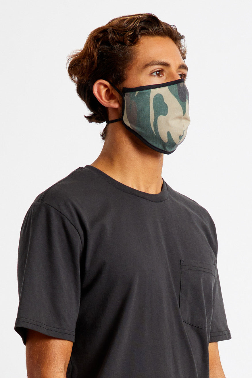 Masque Brixton Antimicrobial 4-Way Stretch Unisex Camouflage | 95ZFUVNYB