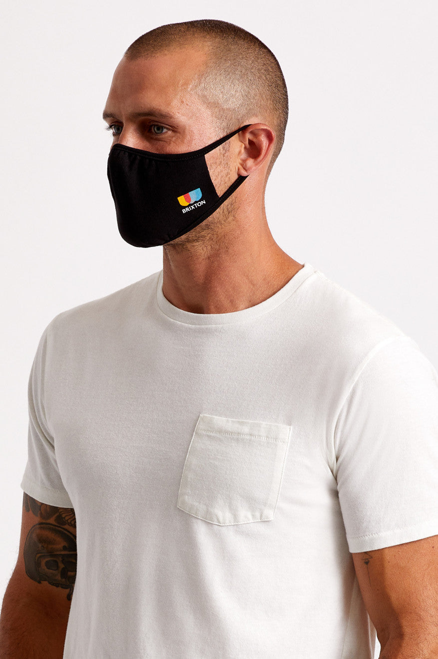 Masque Brixton Tee Unisex Noir | 12ZETUALH