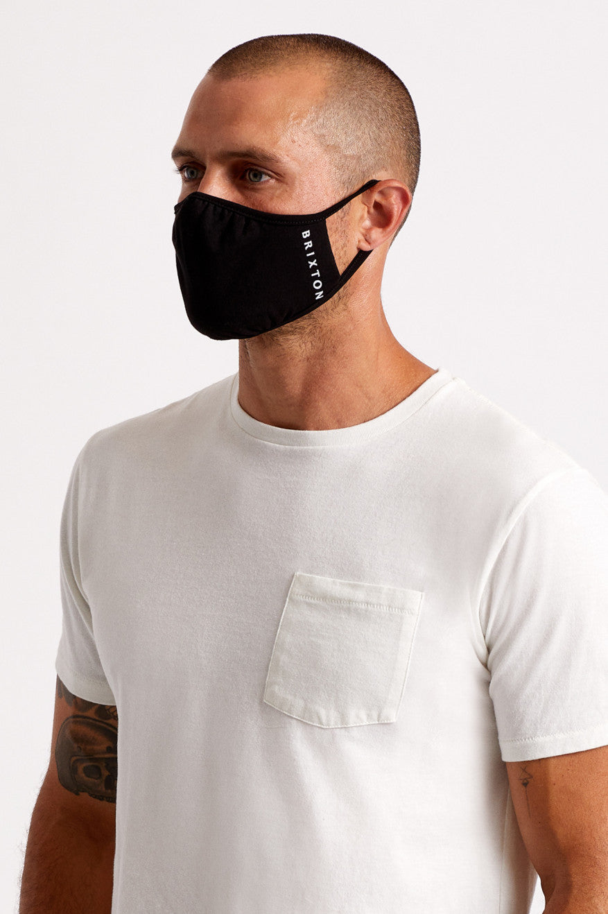 Masque Brixton Tee Unisex Noir | 27AWEHUOM