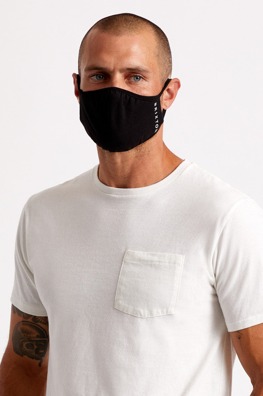 Masque Brixton Tee Unisex Noir | 27AWEHUOM