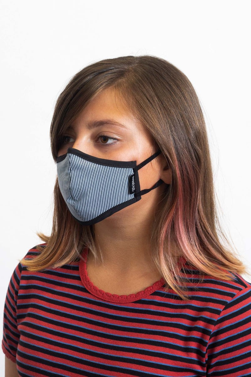 Masque Brixton Youth Antimicrobial Unisex Bleu | 13VEKMZXA