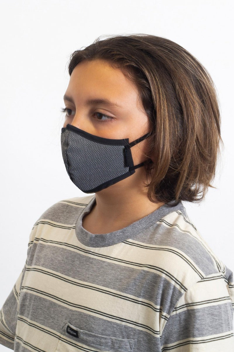 Masque Brixton Youth Antimicrobial Unisex Noir | 62XJKIHDF