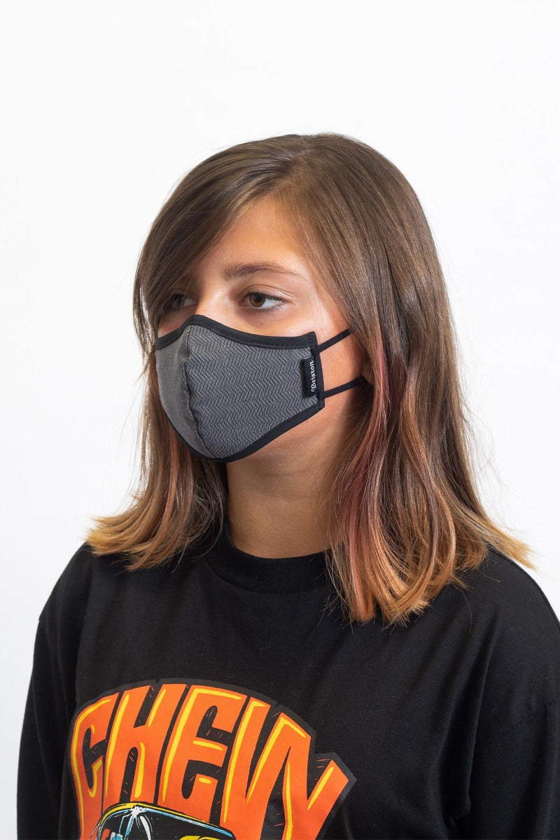 Masque Brixton Youth Antimicrobial Unisex Noir | 62XJKIHDF