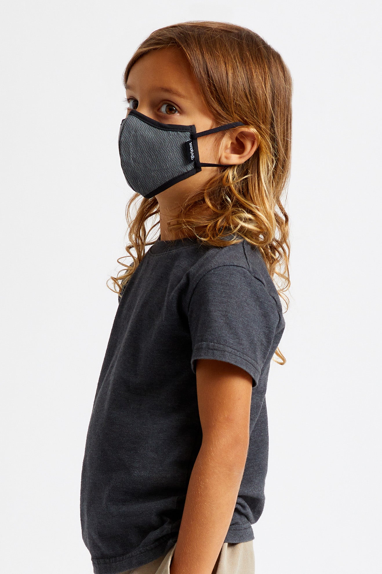 Masque Brixton Youth Antimicrobial Unisex Noir | 62XJKIHDF