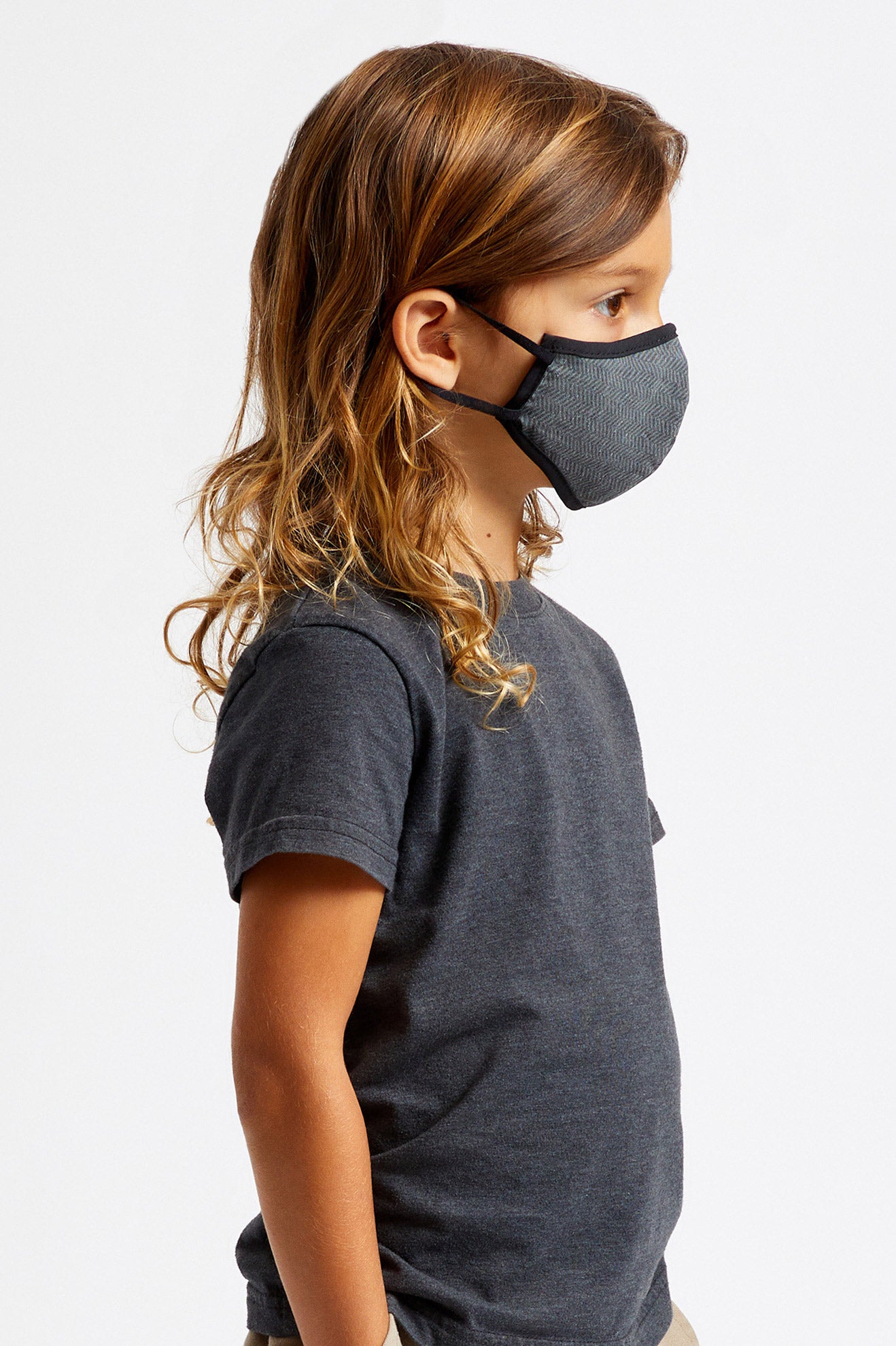 Masque Brixton Youth Antimicrobial Unisex Noir | 62XJKIHDF