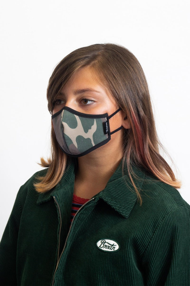 Masque Brixton Youth Antimicrobial Unisex Camouflage | 95TXDGLOF