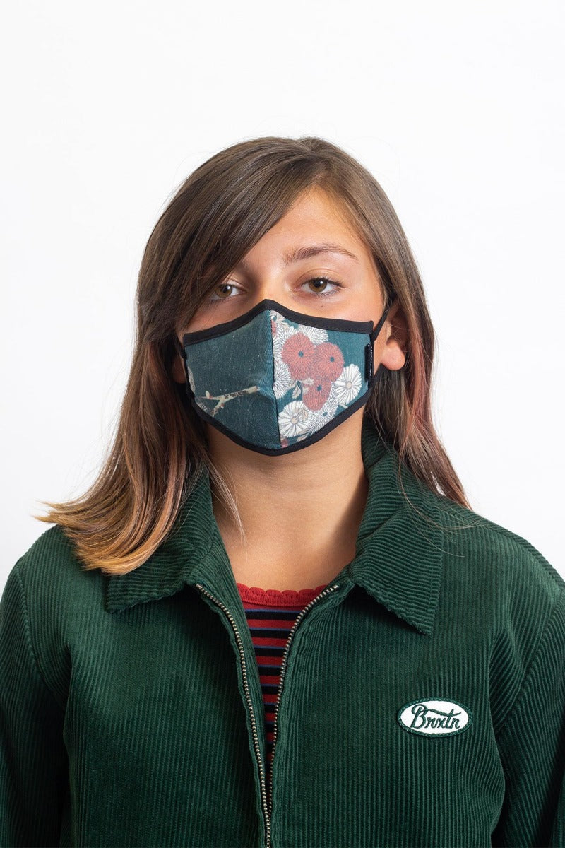 Masque Brixton Youth Antimicrobial Unisex Vert | 97BDSVEXH