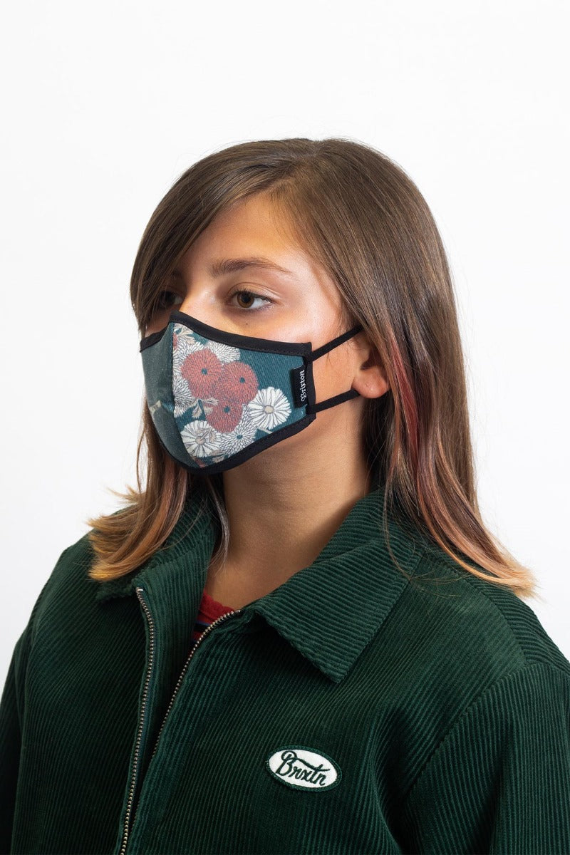 Masque Brixton Youth Antimicrobial Unisex Vert | 97BDSVEXH