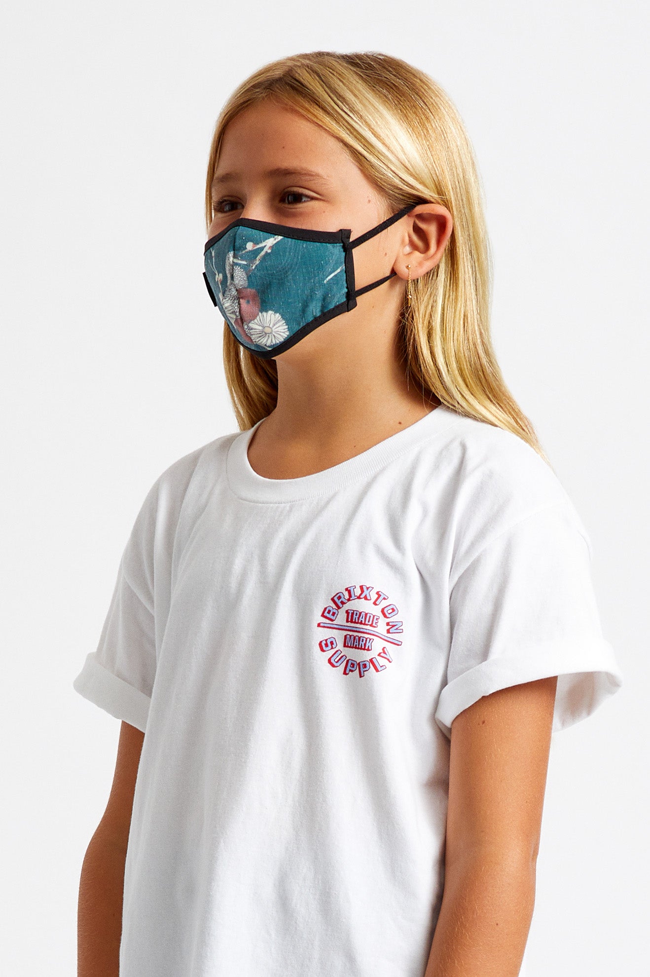 Masque Brixton Youth Antimicrobial Unisex Vert | 97BDSVEXH