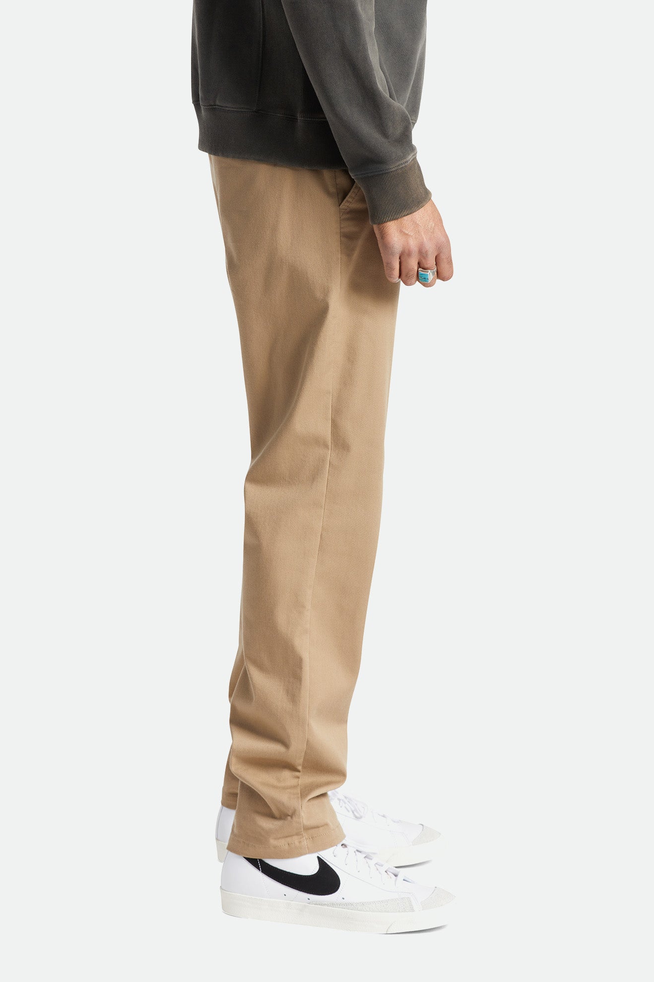 Pantalon Brixton Choice Chino Homme Kaki | 62LASBWIG