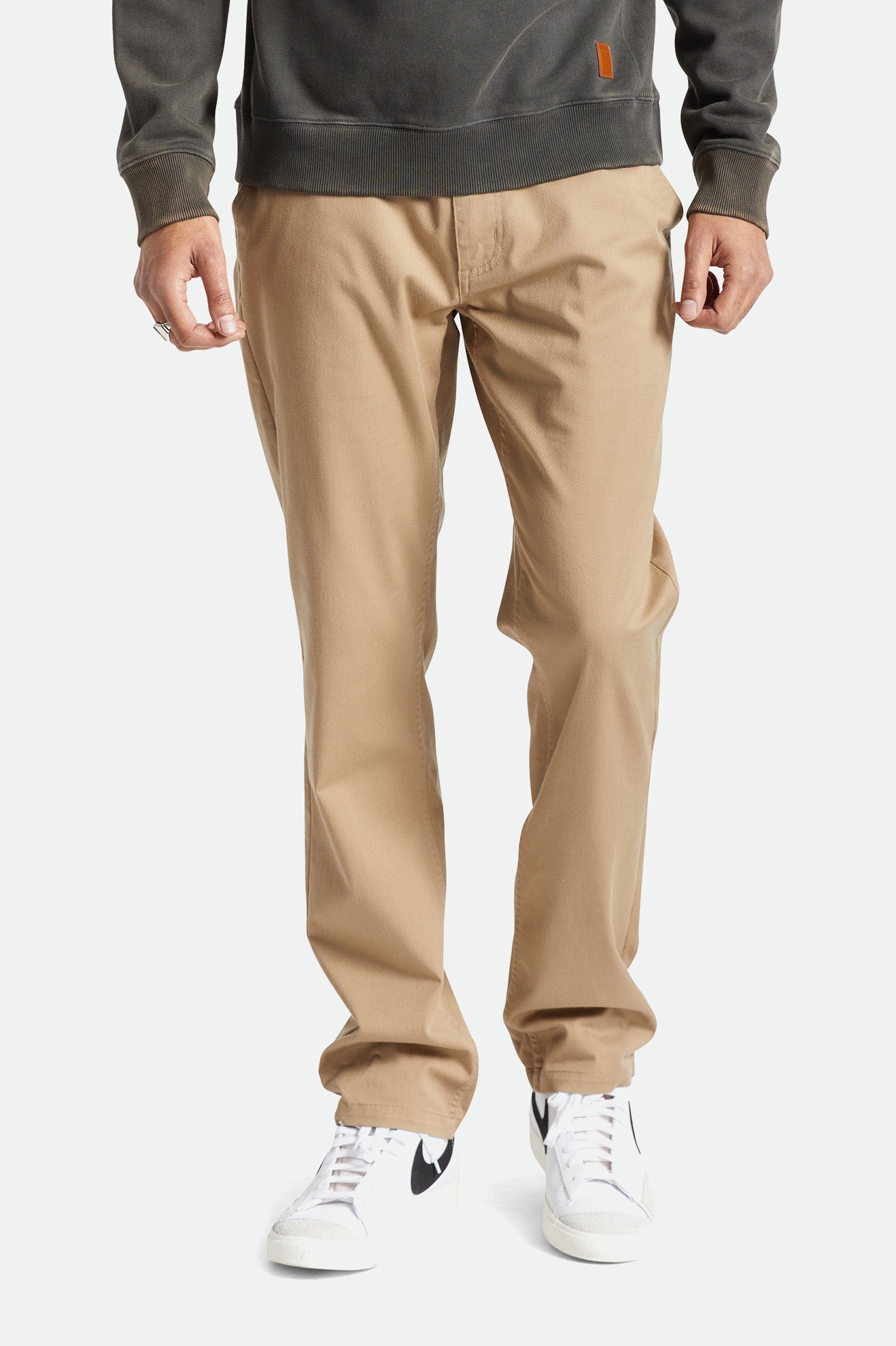 Pantalon Brixton Choice Chino Homme Kaki | 62LASBWIG