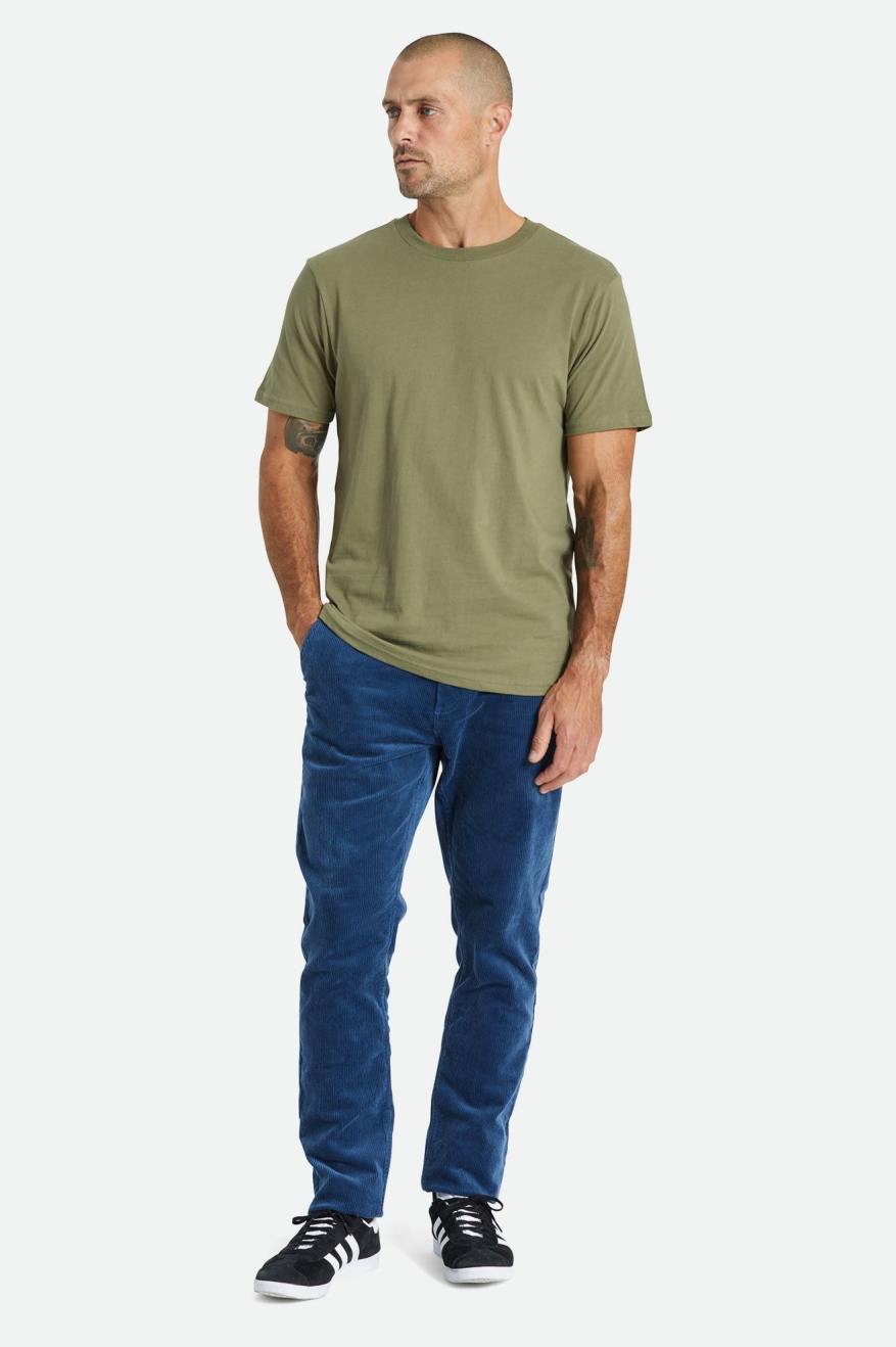 Pantalon Brixton Choice Chino Regular Homme Bleu | 64DRBYZAI