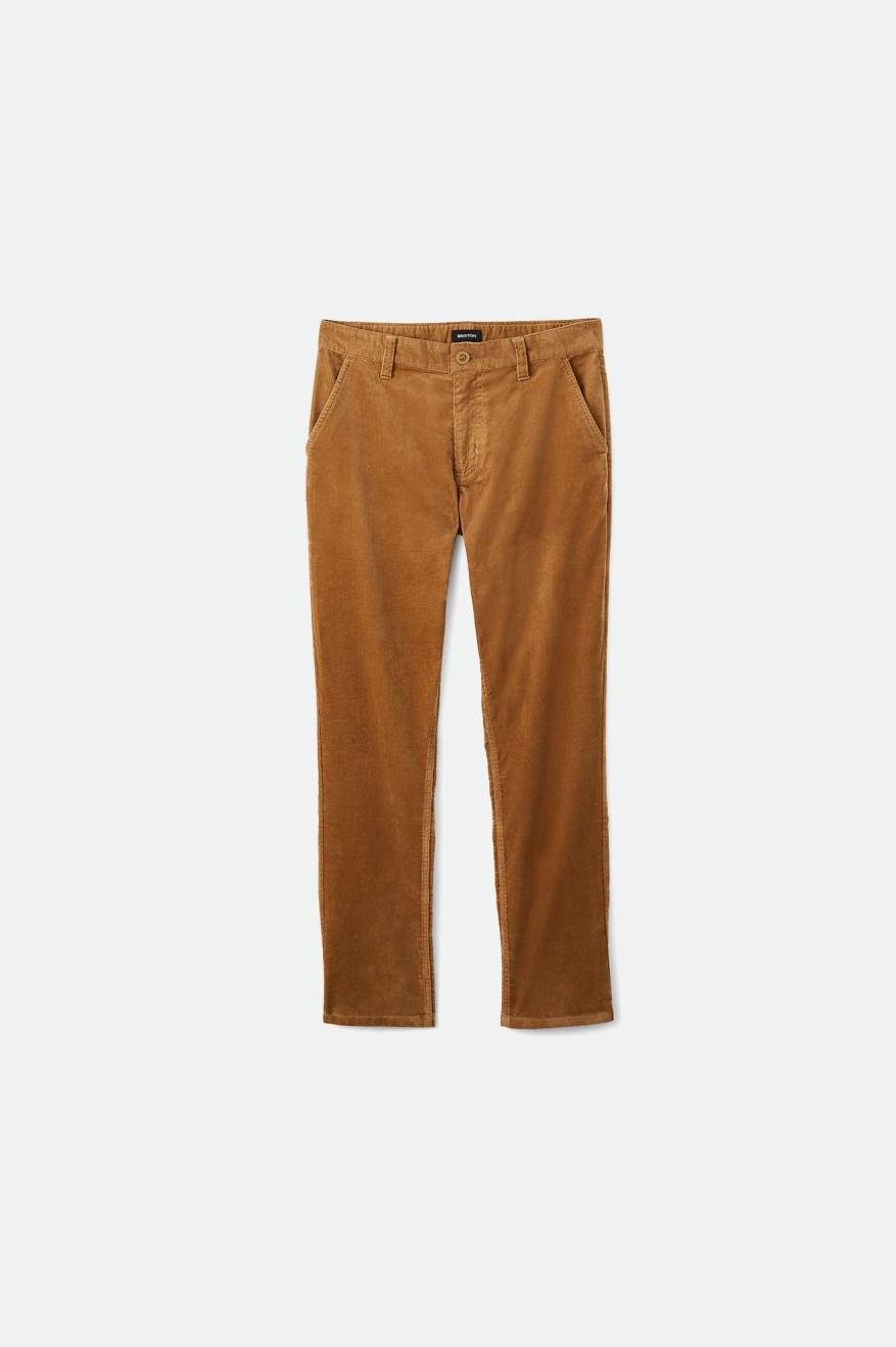 Pantalon Brixton Choice Chino Regular Homme Kaki | 74HERBXYF