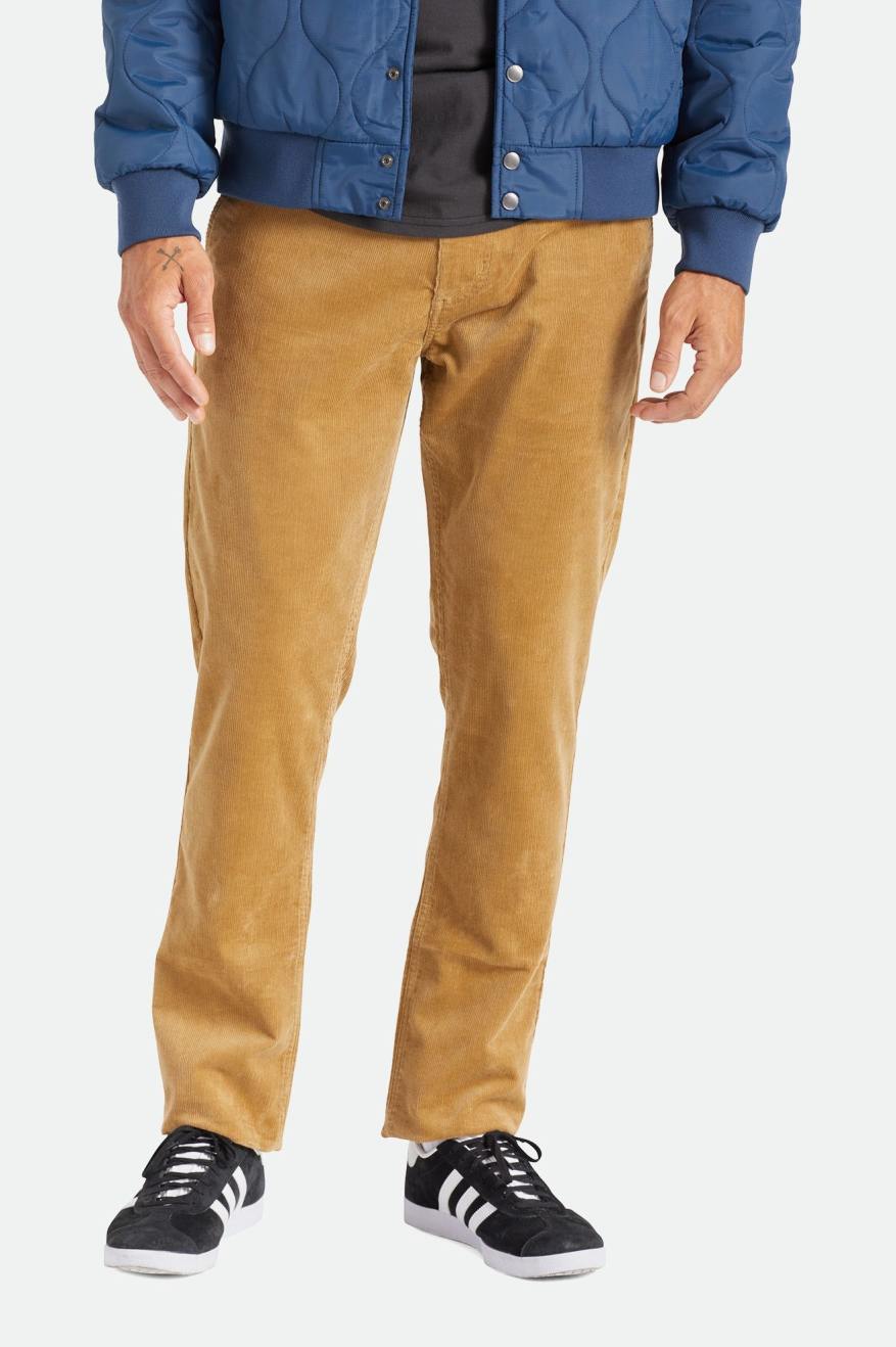 Pantalon Brixton Choice Chino Regular Homme Kaki | 74HERBXYF